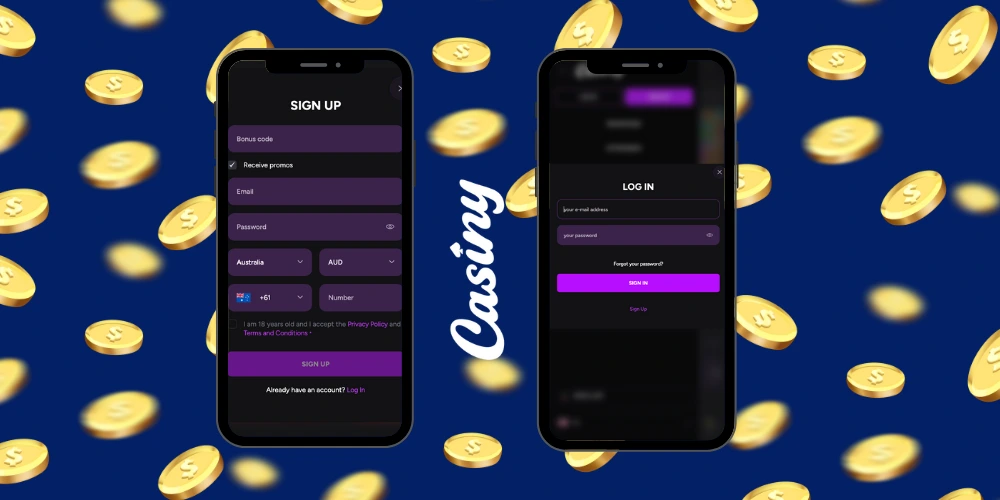 Casiny Casino Login and Registration Processes in Australia
